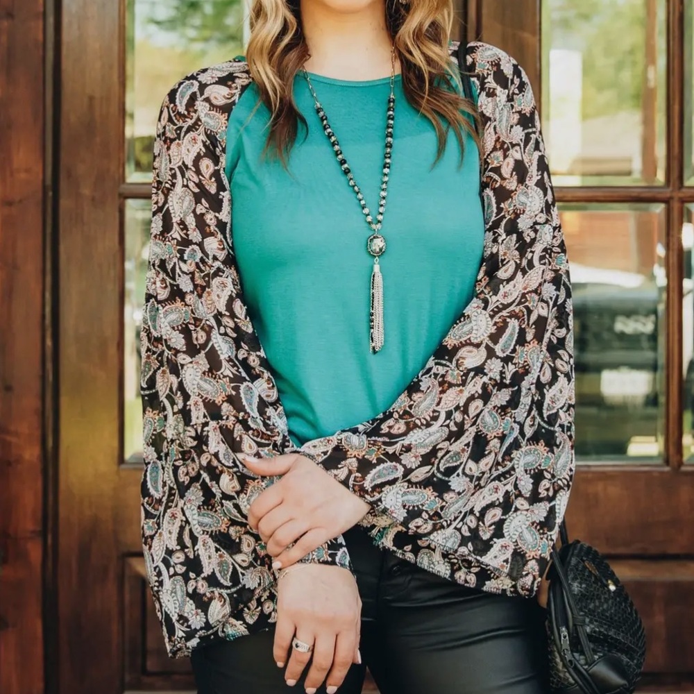 Boho Bell Sleeve Top